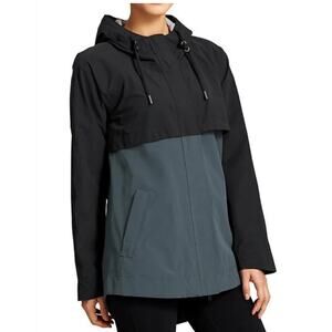 Athleta Any Day Anorak Jacket Size XS Gray/Black
